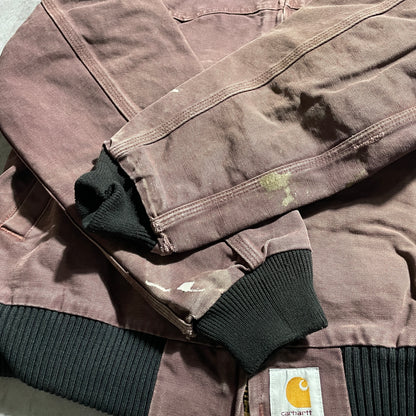 80s-90s Star Tag Made in USA Dark Red Carhartt Santa Fe Duck Jacket