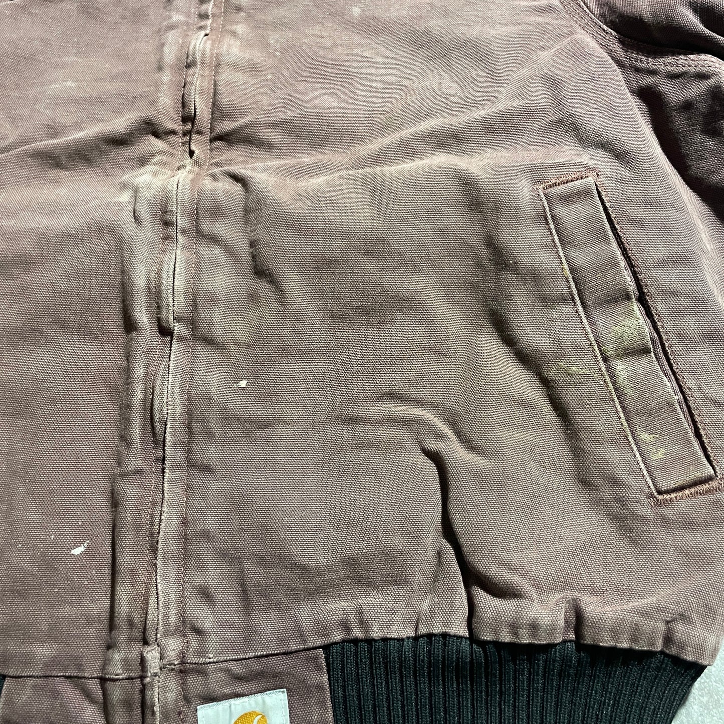 80s-90s Star Tag Made in USA Dark Red Carhartt Santa Fe Duck Jacket