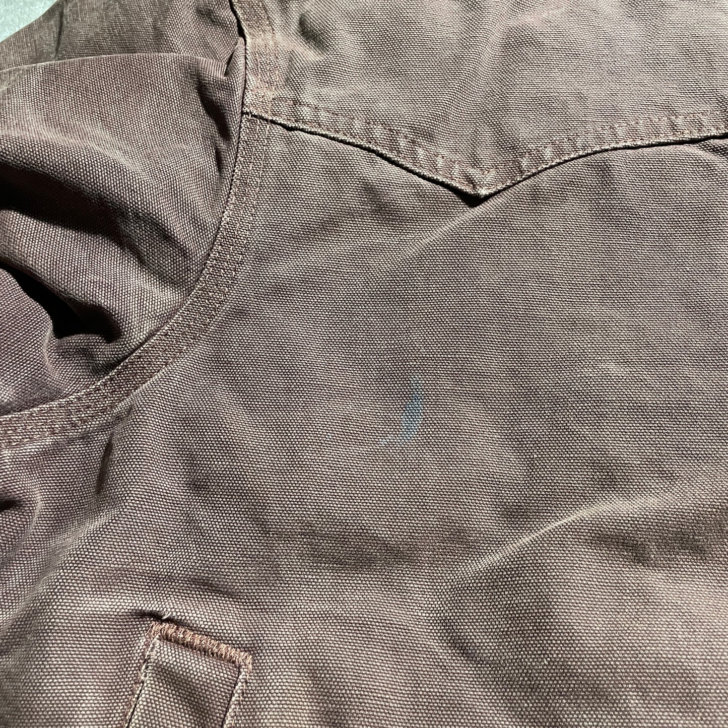 80s-90s Star Tag Made in USA Dark Red Carhartt Santa Fe Duck Jacket