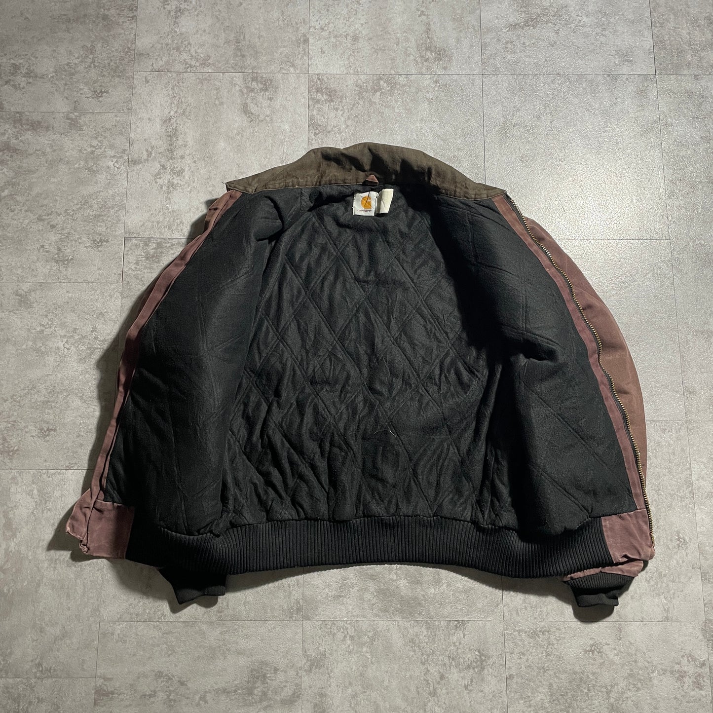 80s-90s Star Tag Made in USA Dark Red Carhartt Santa Fe Duck Jacket