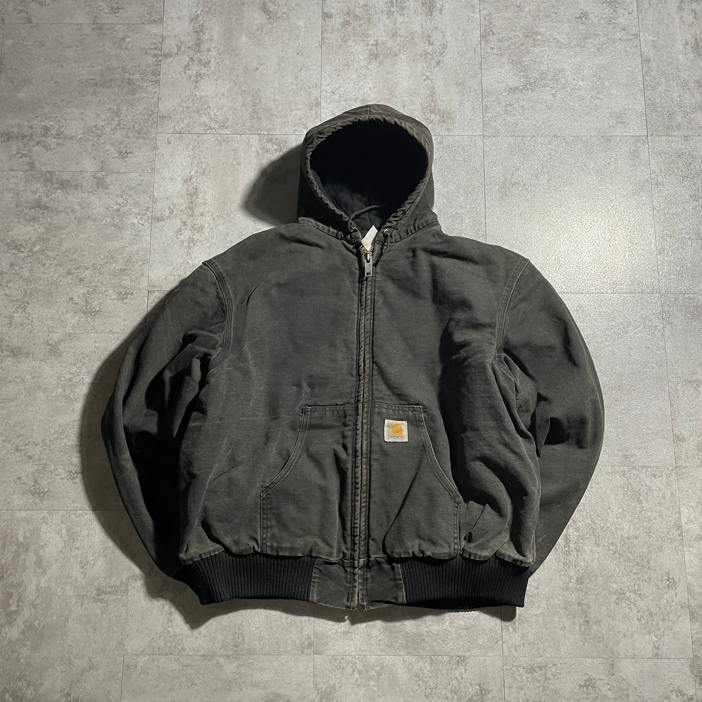 80s-90s Star Tag Made in USA Black Carhartt Active Jacket Duck