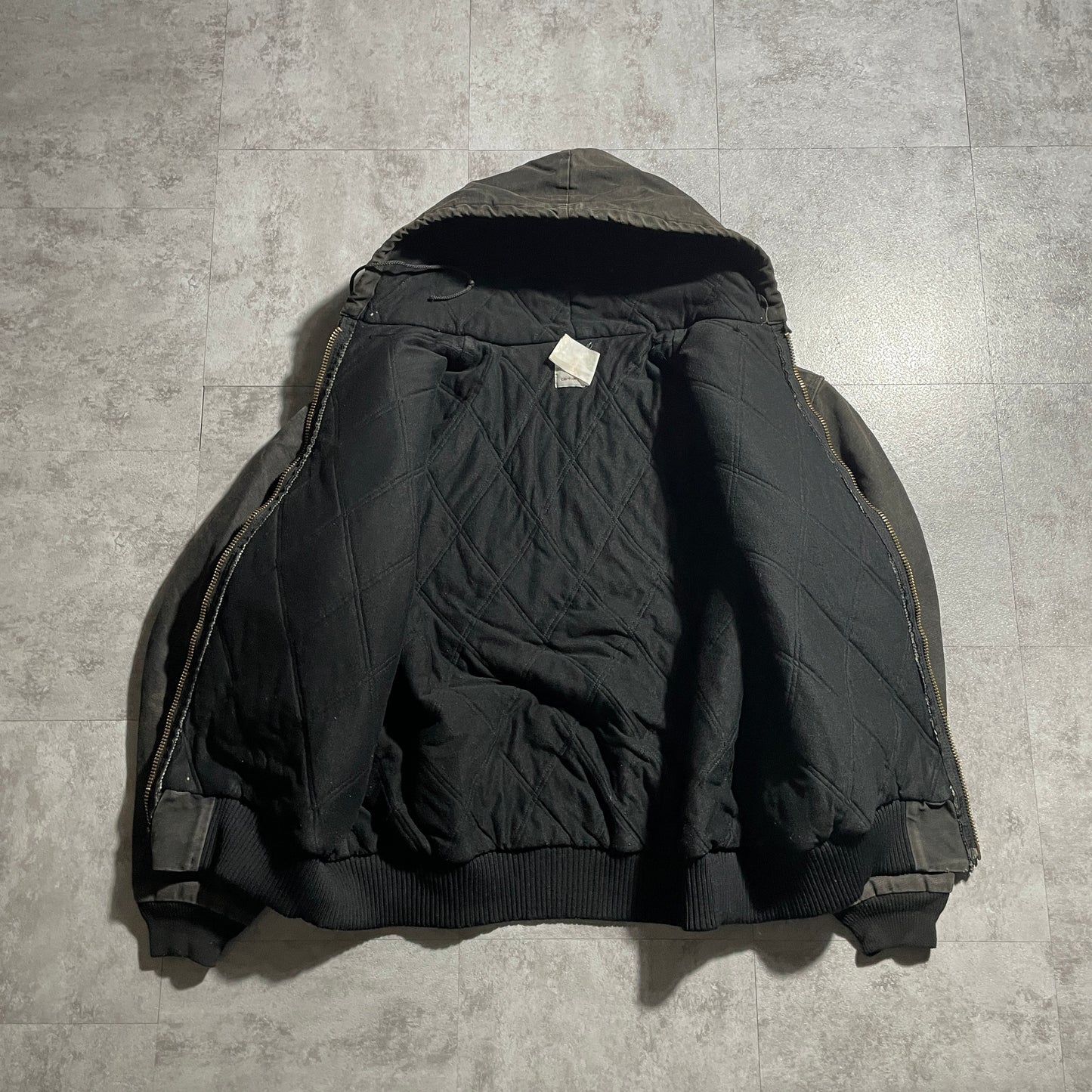 80s-90s Star Tag Made in USA Black Carhartt Active Jacket Duck