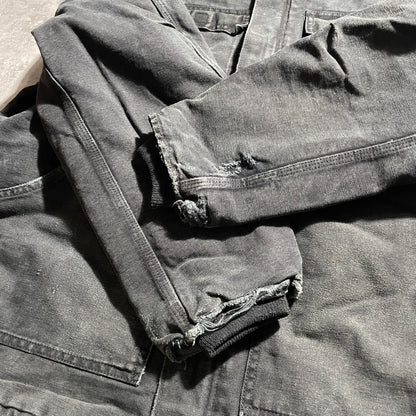 80s-90s Star Tag Made in USA Black Carhartt Traditional Duck Jacket