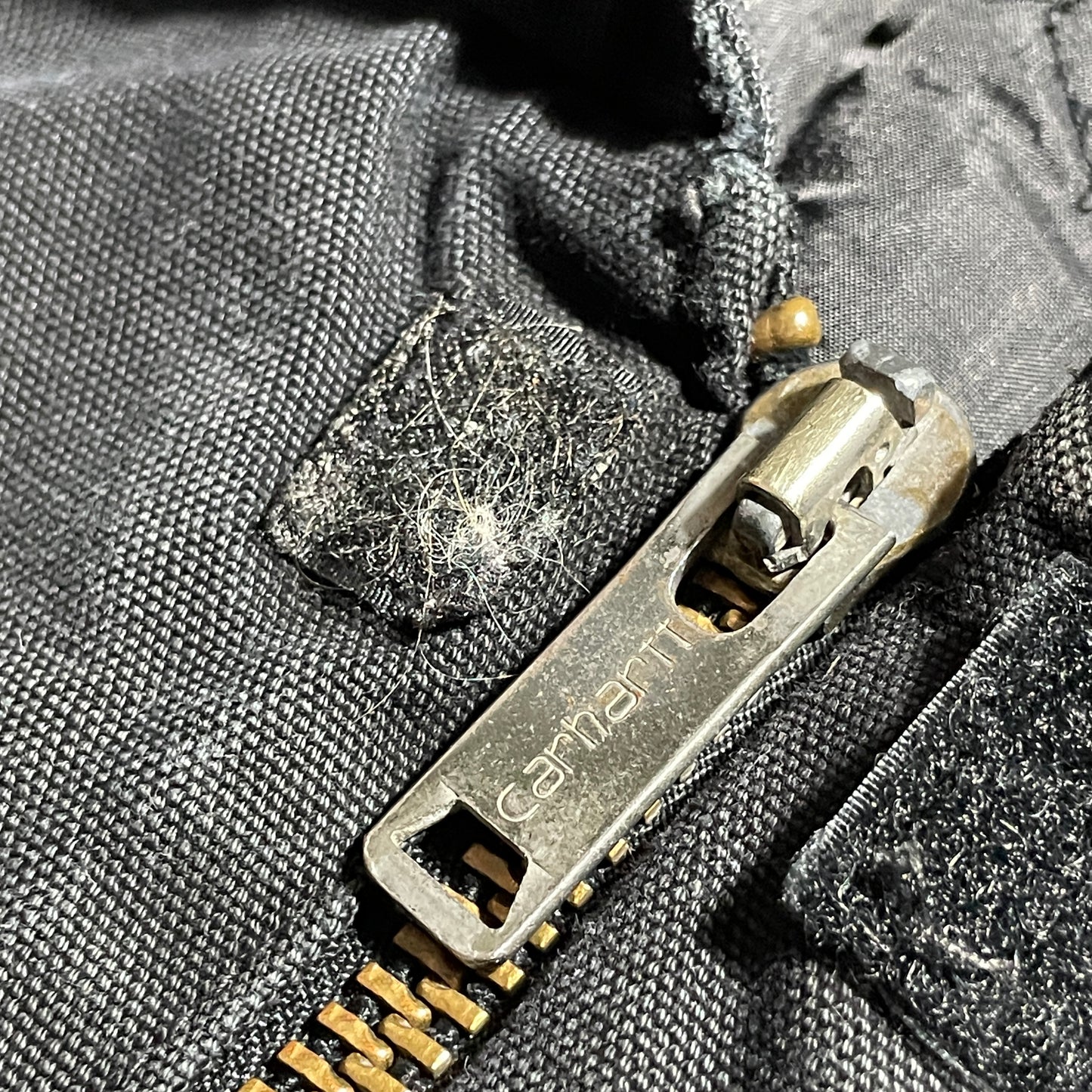 80s-90s Star Tag Made in USA Black Carhartt Traditional Duck Jacket