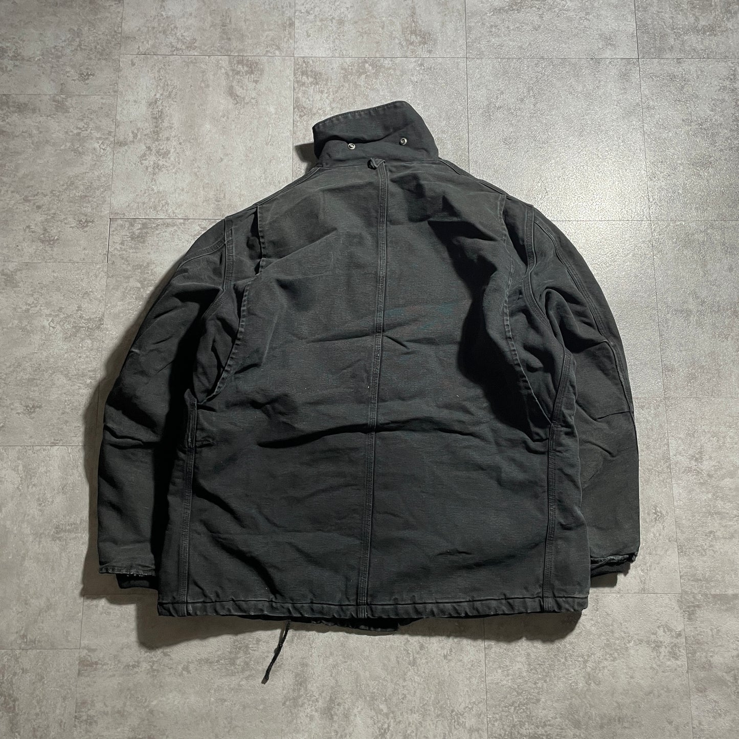 80s-90s Star Tag Made in USA Black Carhartt Traditional Duck Jacket