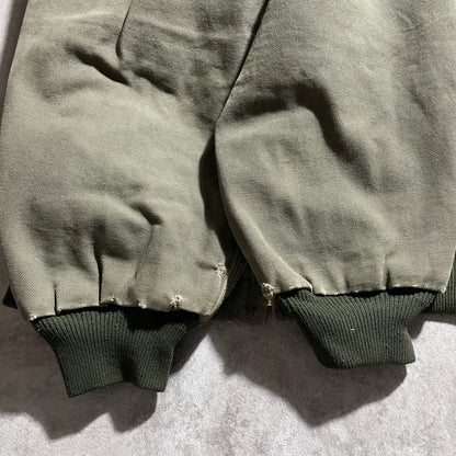 2000s Made in Mexico Moss Green Carhartt Active Jacket, Duck Size L