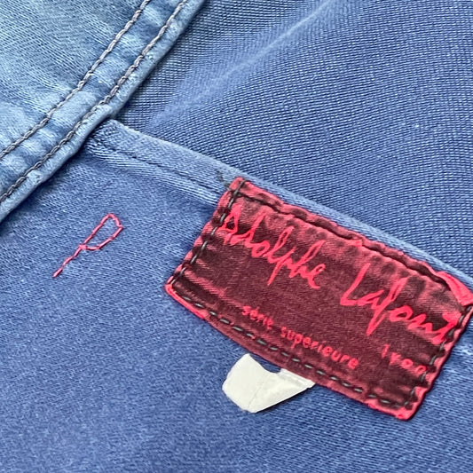 50s Adolphe lafont モールスキン Vポケット フレンチワークジャケット