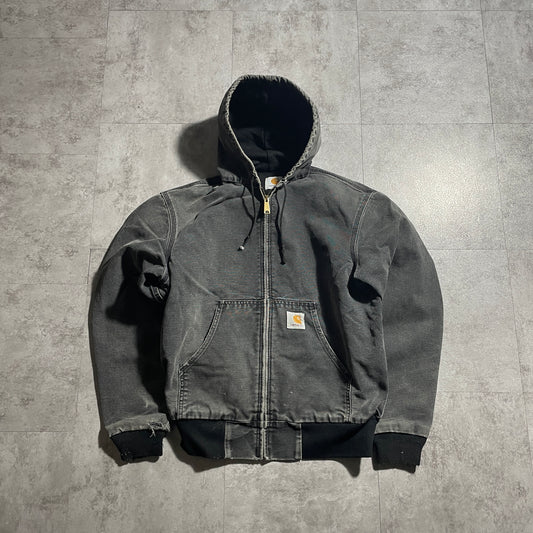 80s-90s Star Tag Made in USA Black Carhartt Active Jacket, Duck Size L