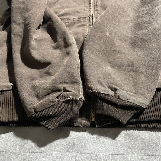 2000s Made in Mexico Brown Carhartt Active Jacket, Duck Medium