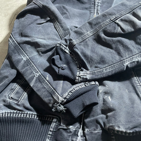 2000s Made in Mexico Black Navy Carhartt Detroit Jacket, Duck XL