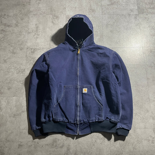 80s-90s Star Tag USA Made Navy Carhartt Active Jacket Duck XXL (2L)