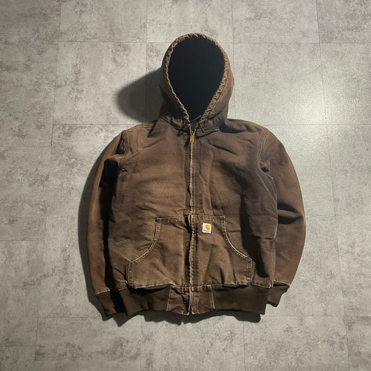 【TEST】00s Mexico Brown Carhartt Active Jacket, Duck Size M, Made with USA Fabric