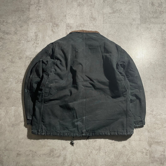 90s USA Made Black Carhartt Traditional Duck Jacket