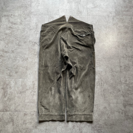 20-30s Farmers Wide Ribbed Corduroy,Gray, W42