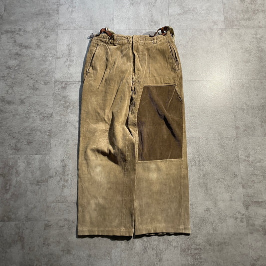 30s-40s Farmers Fine Ribbed Corduroy Brown ,W35