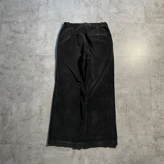 30s-40s J.Beaulieu Farmers Wide Ribbed Corduroy Jacket in Black ,W28