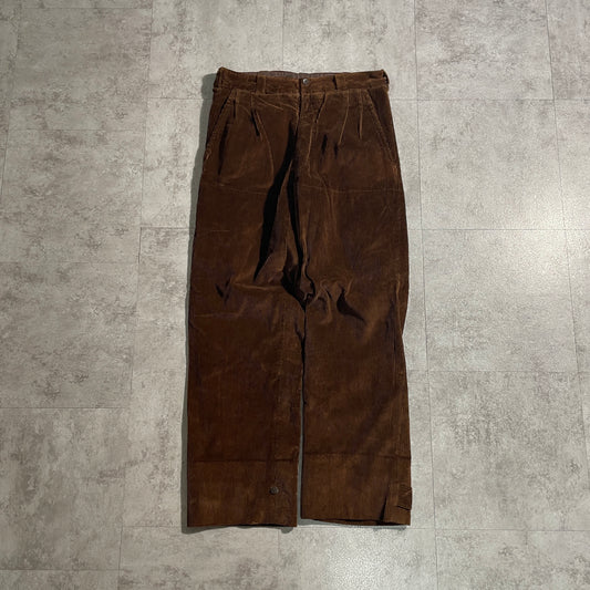 50s-60s M47 Sampling Farmers Fine Ribbed Corduroy Brown ,W30