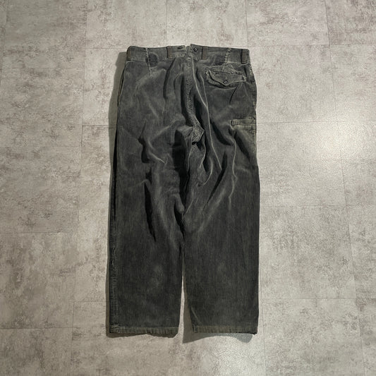 40s Farmers Fine Ribbed Corduroy Black W35