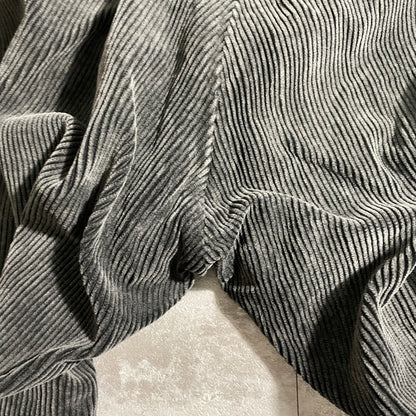 50s-60s Le Vetement De Force Farmers Wide Ribbed Corduroy in Black ,W34