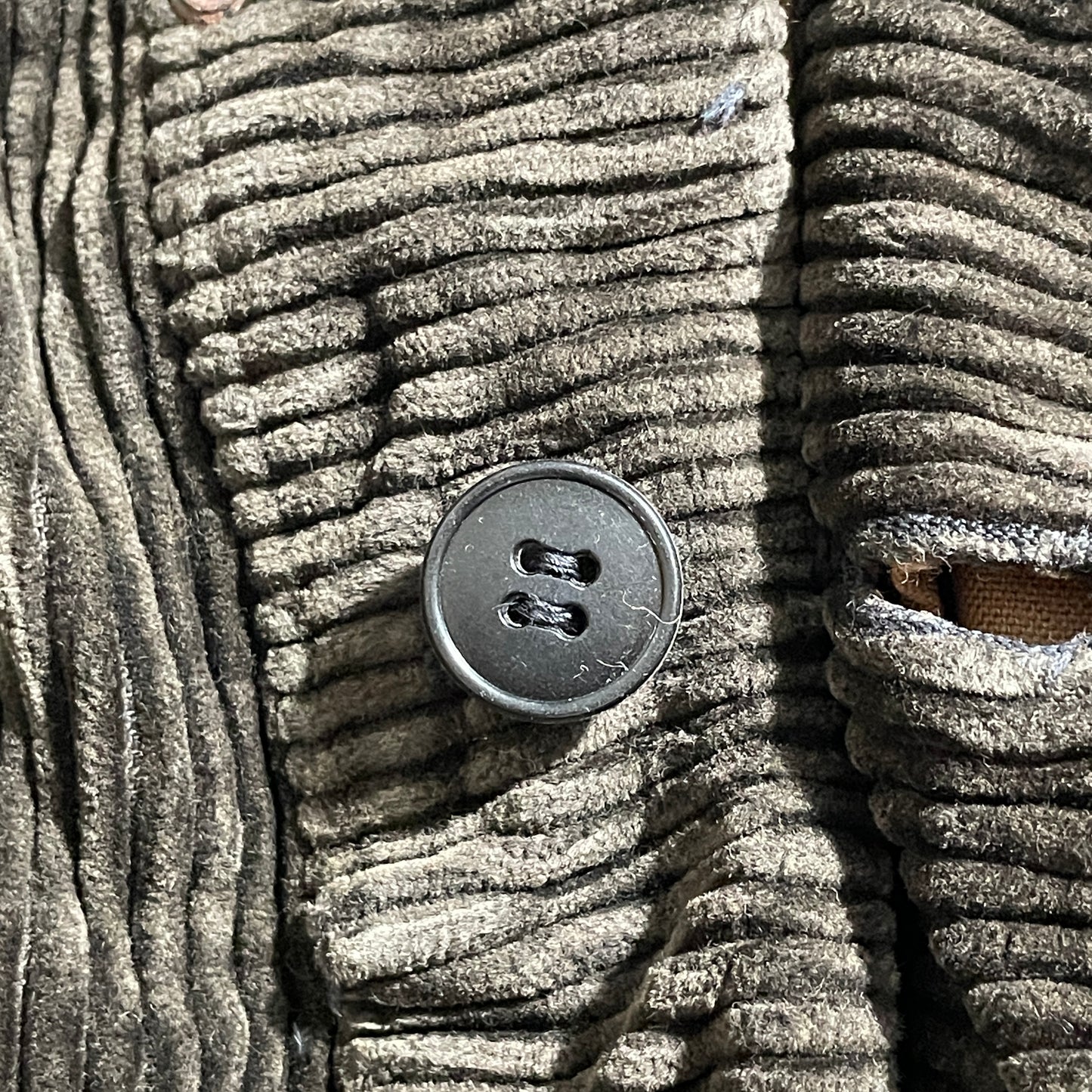 50s SUPER-TEBMOC Farmers' Wide Ribbed Corduroy, Dark Brown, W32