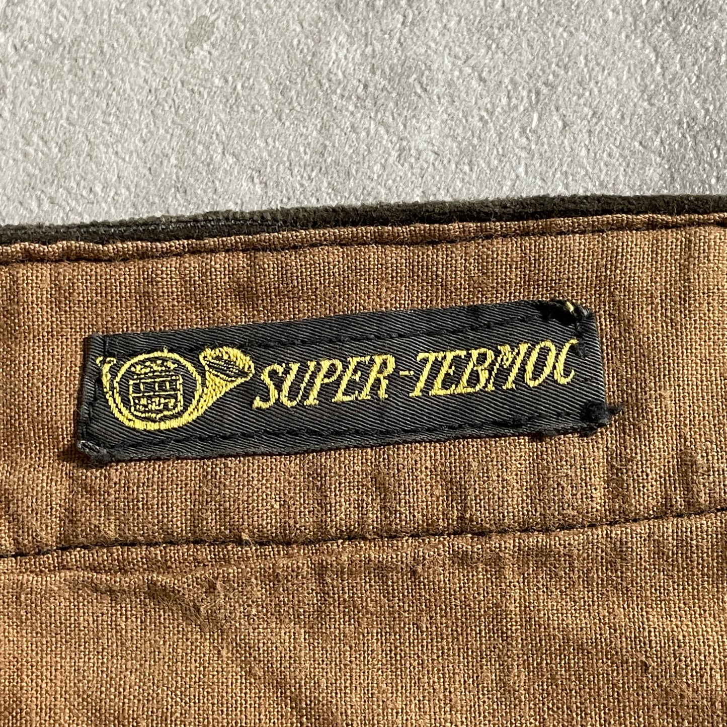 50s SUPER-TEBMOC Farmers' Wide Ribbed Corduroy, Dark Brown, W32