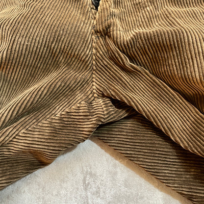 40s Farmers Fine Ribbed Corduroy Dark Brown W43