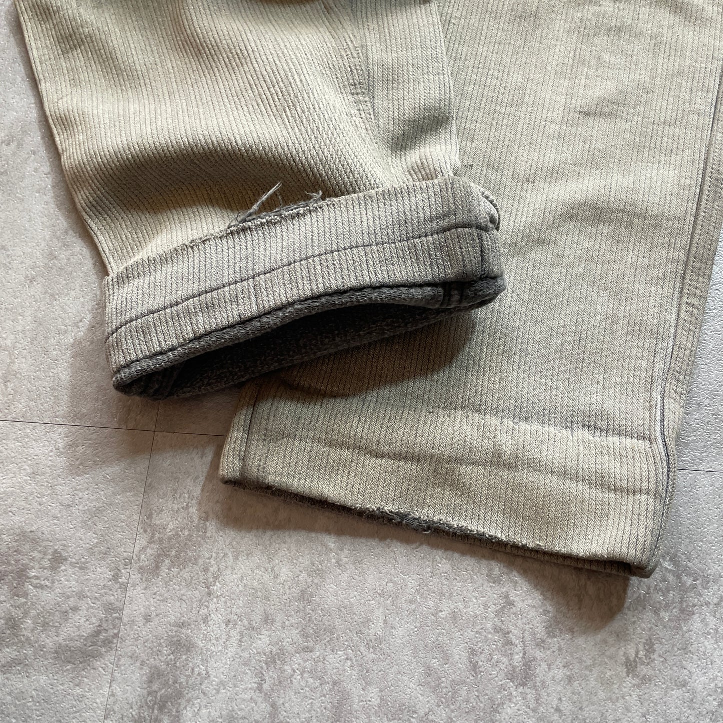 50s Farmers Cotton Piqué Gray ,W39