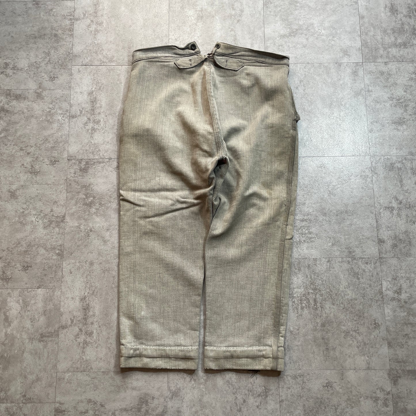 50s Farmers Cotton Piqué Gray ,W39