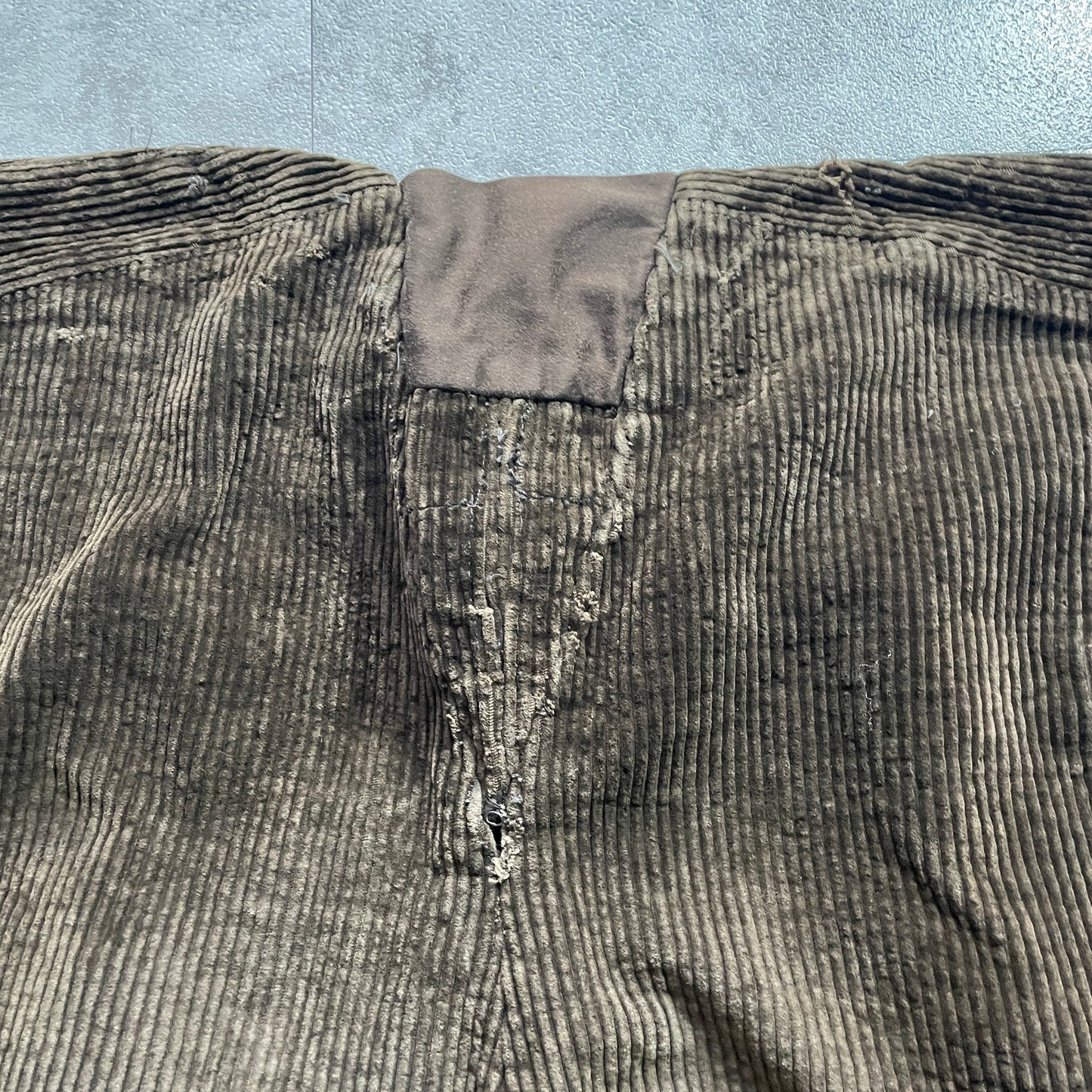 40s Farmers Wide Ribbed Corduroy, Dark Brown ,W40