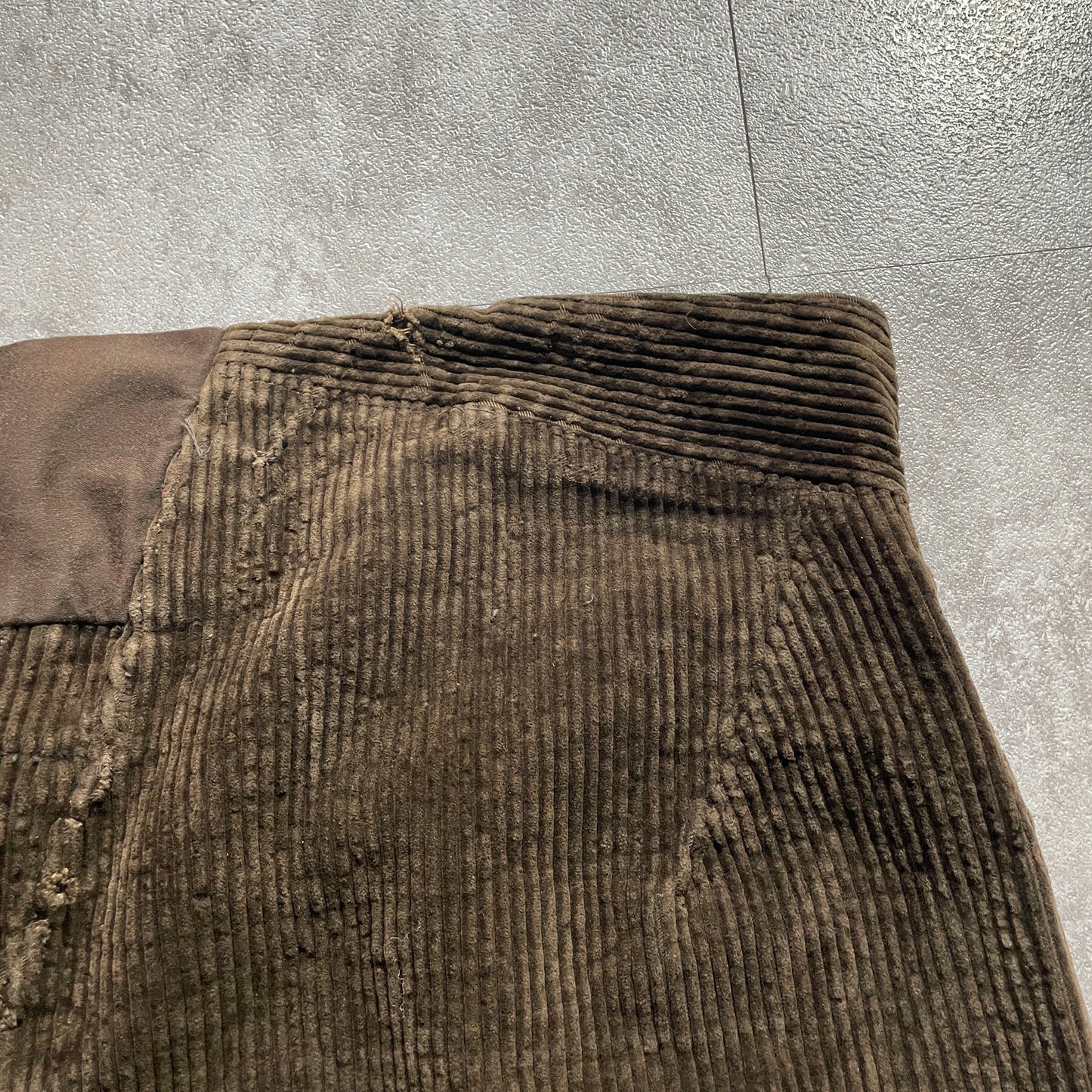 40s Farmers Wide Ribbed Corduroy, Dark Brown ,W40