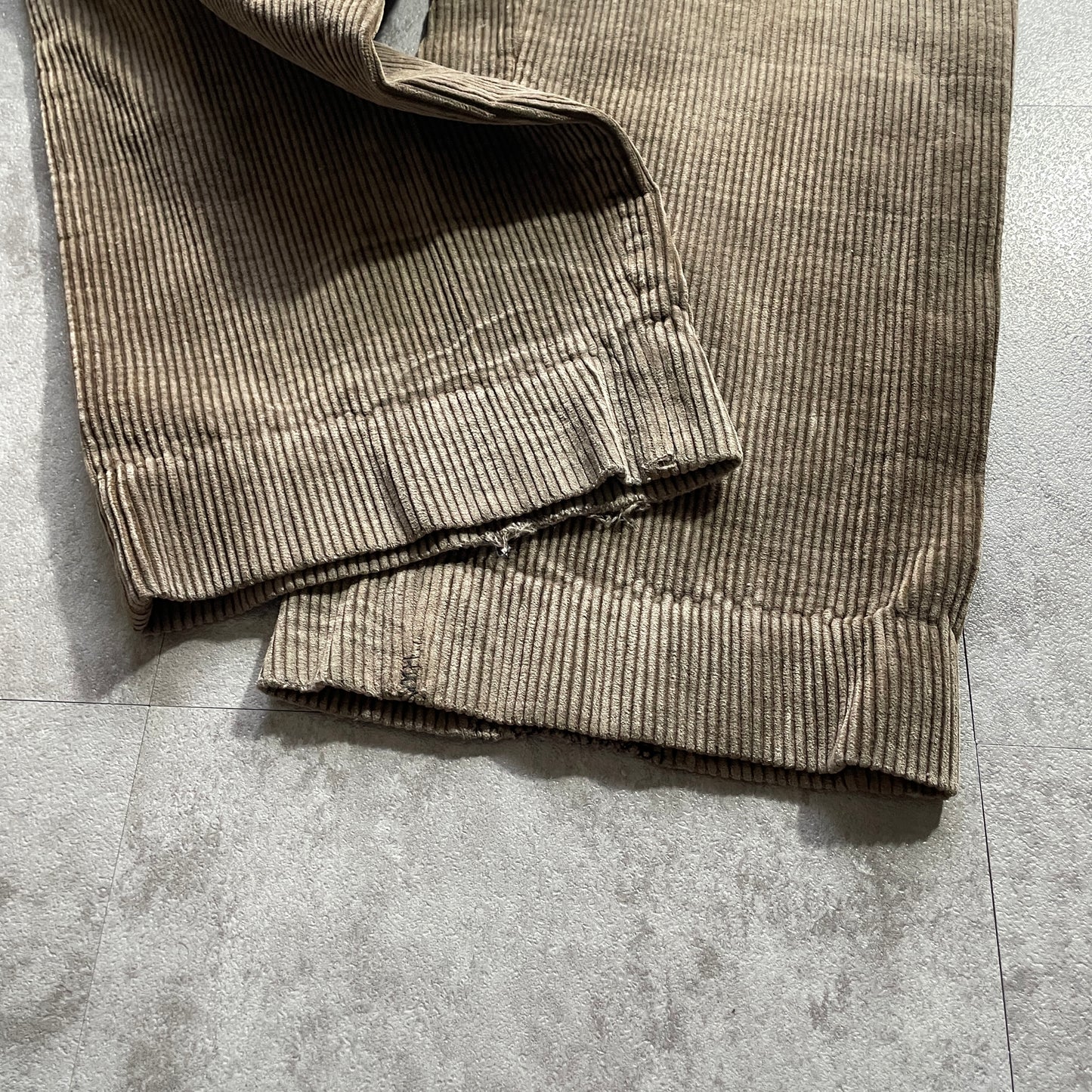 40s-50s RL Farmers Wide Ribbed Corduroy, Brown, W34