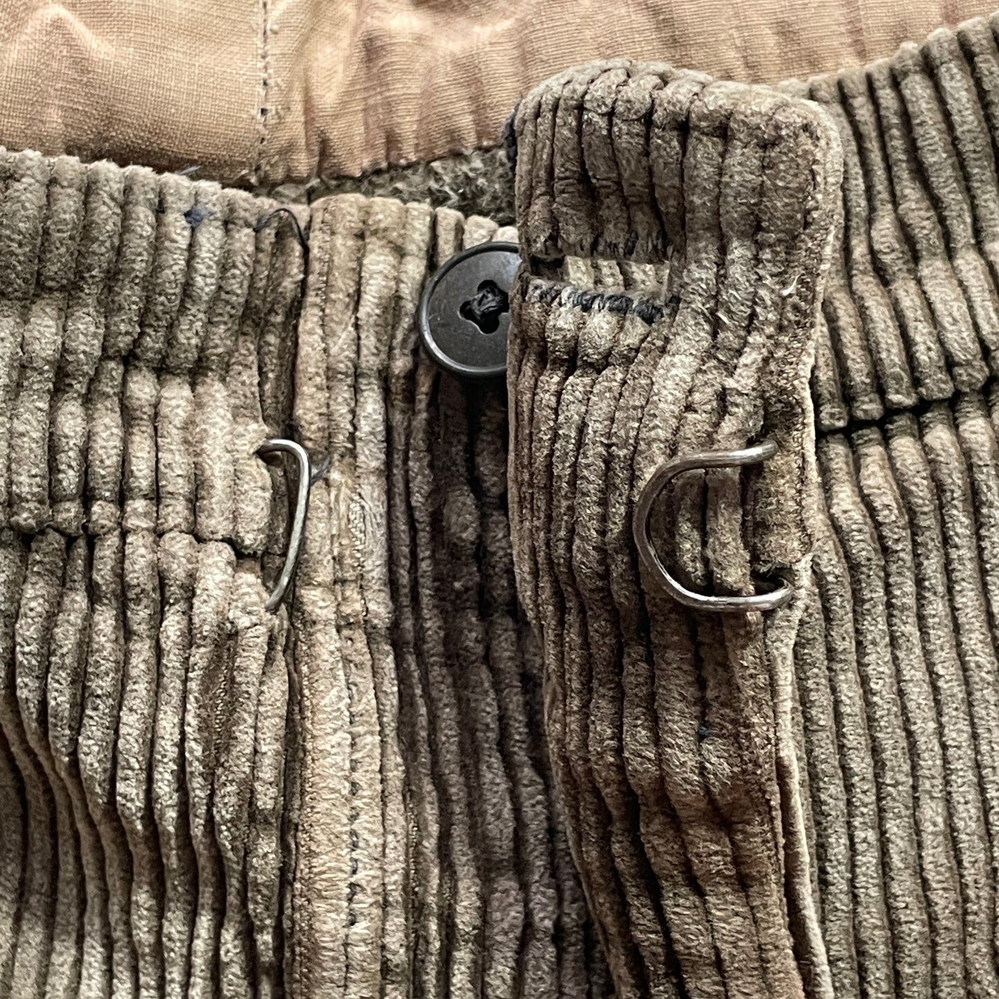 40s-50s RL Farmers Wide Ribbed Corduroy, Brown, W34