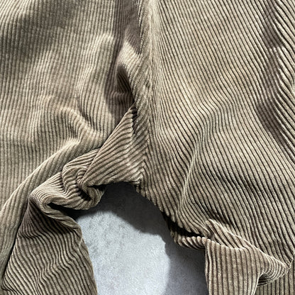 40s-50s RL Farmers Wide Ribbed Corduroy, Brown, W34