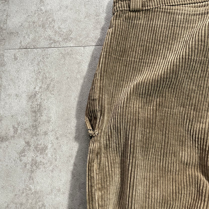 40s-50s RL Farmers Wide Ribbed Corduroy, Brown, W34