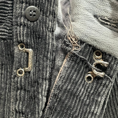 30s-40s VETVOR Farmers Fine Ribbed Corduroy Black ,W39