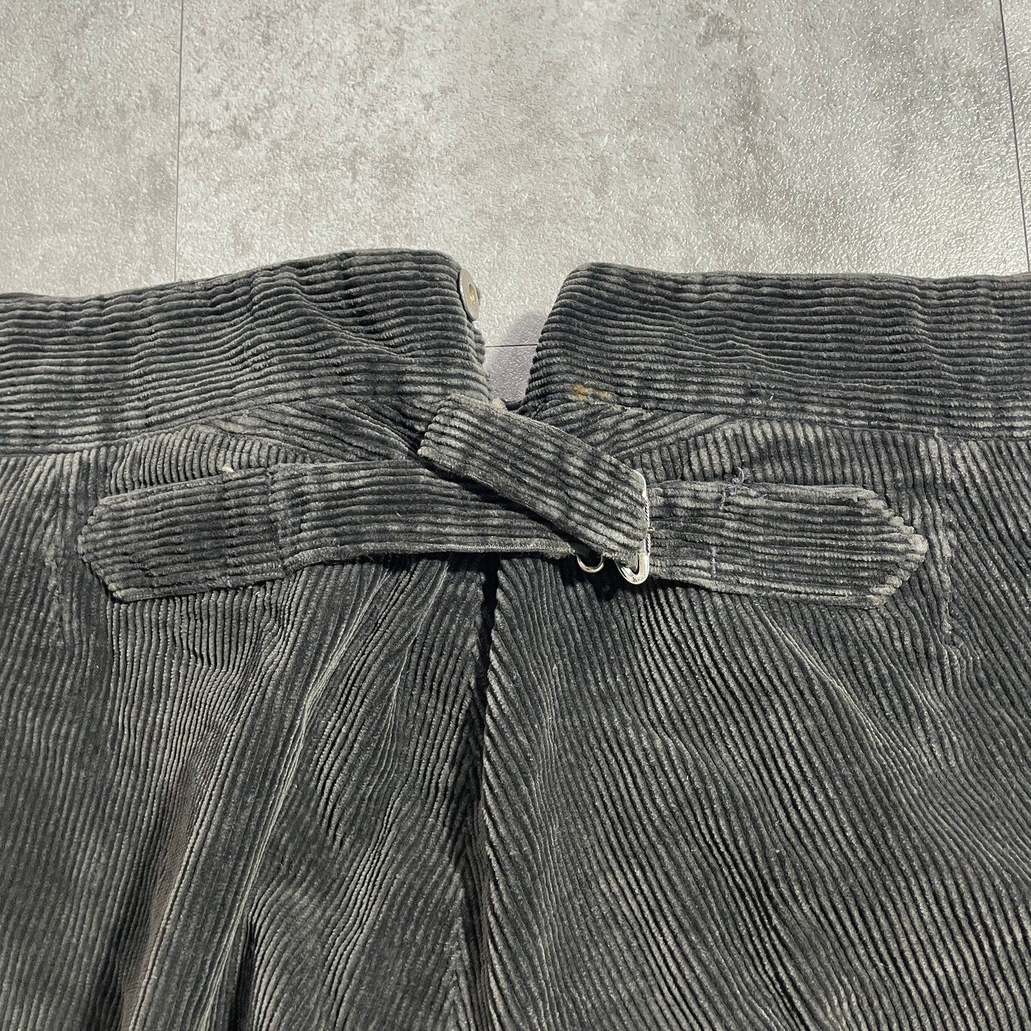 30s-40s VETVOR Farmers Fine Ribbed Corduroy Black ,W39