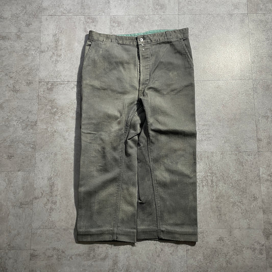 60s- PHENIX Farmers Cotton Pique Gray ,W35