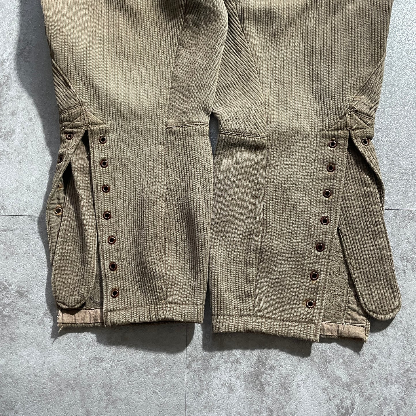 1940s Le Gloriex Farmer's Cotton Piqué Brown ,W26