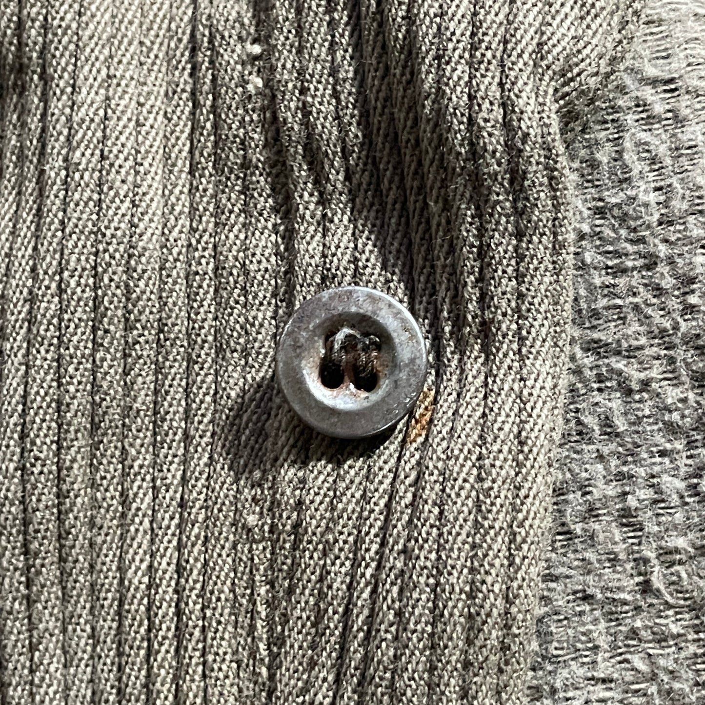 1940s Le Gloriex Farmer's Cotton Piqué Brown ,W26