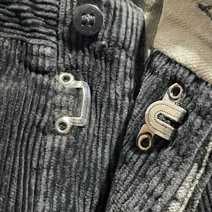 50s-60s VETVOR Farmers Fine Ribbed Corduroy Black ,W36