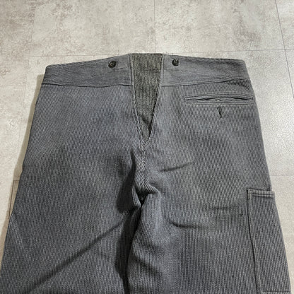 40s-50s Farmers Cotton Pique Gray W39