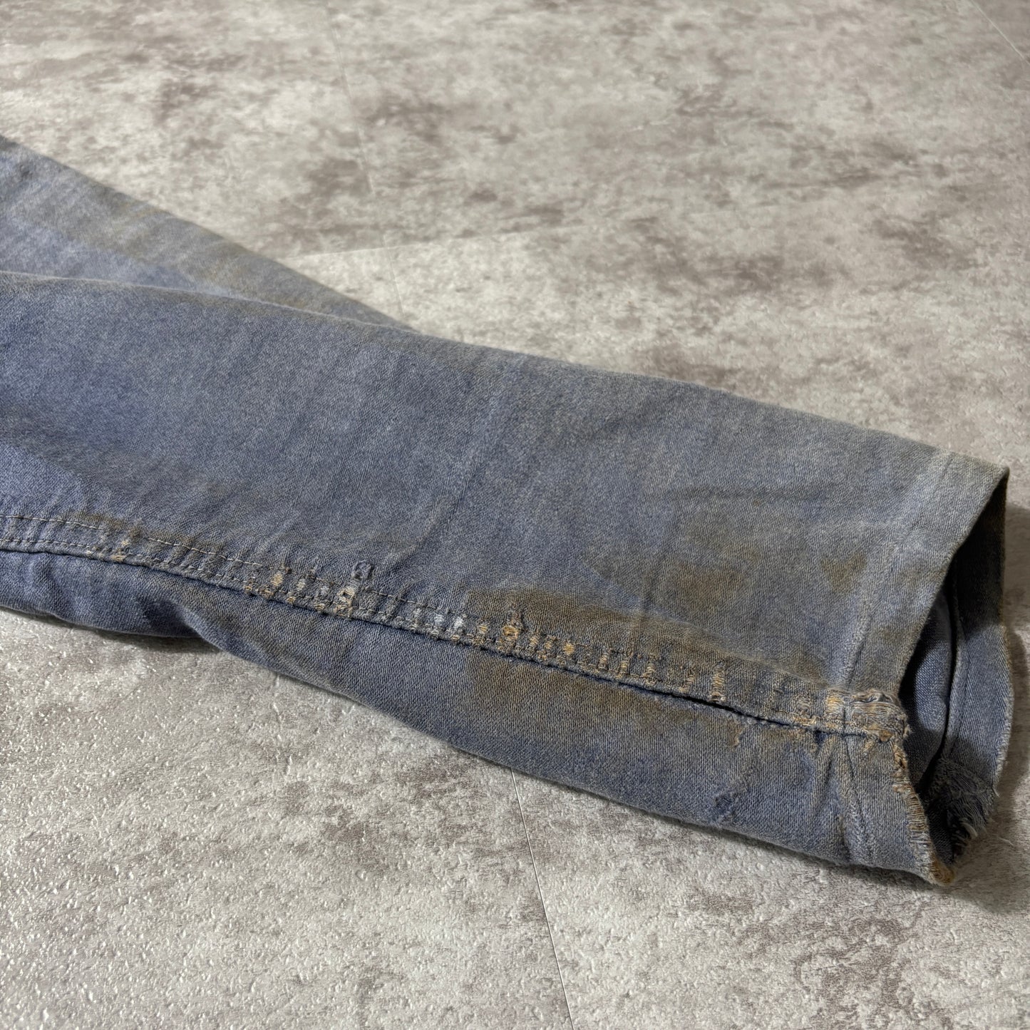 30s LE GLADIATEUR Embroidered Tag Moleskin French Work Jacket