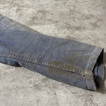 30s LE GLADIATEUR Embroidered Tag Moleskin French Work Jacket