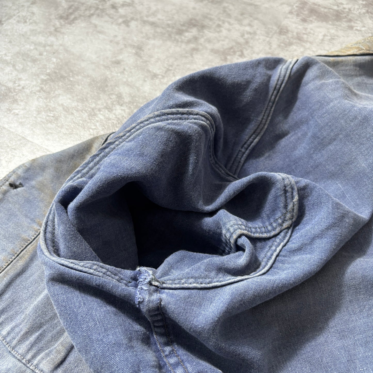 30s LE GLADIATEUR Embroidered Tag Moleskin French Work Jacket