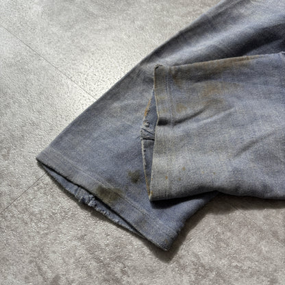 30s LE GLADIATEUR Embroidered Tag Moleskin French Work Jacket