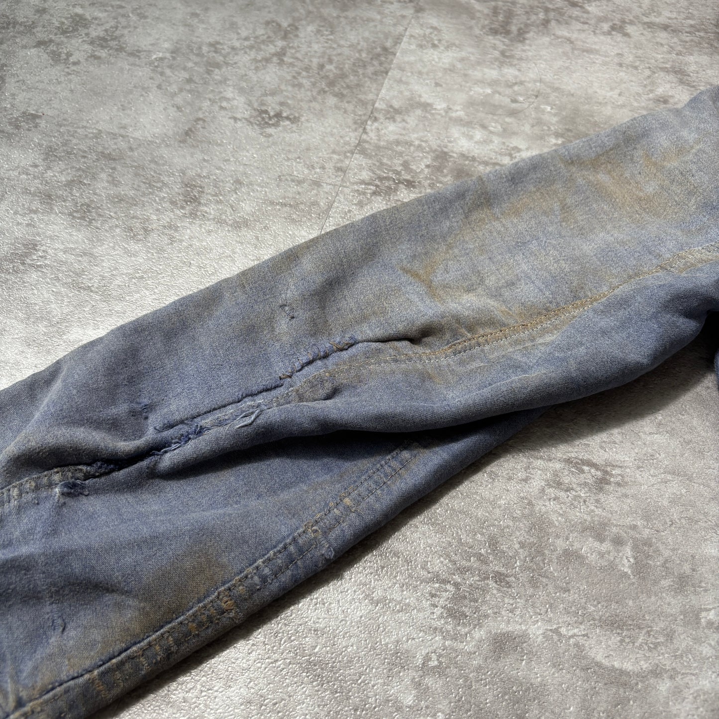 30s LE GLADIATEUR Embroidered Tag Moleskin French Work Jacket