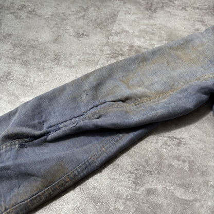 30s LE GLADIATEUR Embroidered Tag Moleskin French Work Jacket