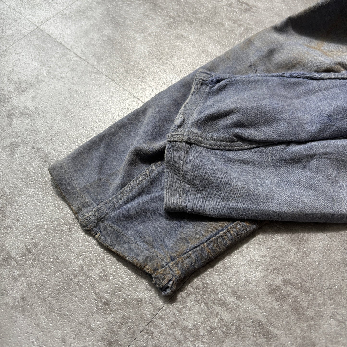 30s LE GLADIATEUR Embroidered Tag Moleskin French Work Jacket