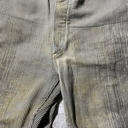 40s-50s Farmers Cotton Piqué Brown W35