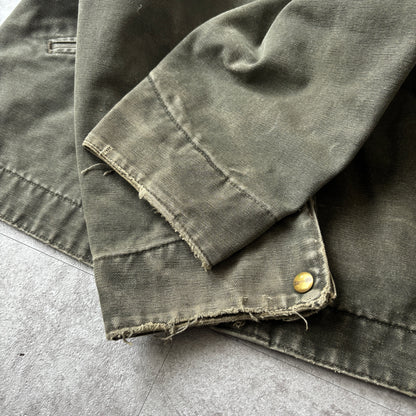 00s USA製 モスグリーン カーハート デトロイトジャケット ダック
